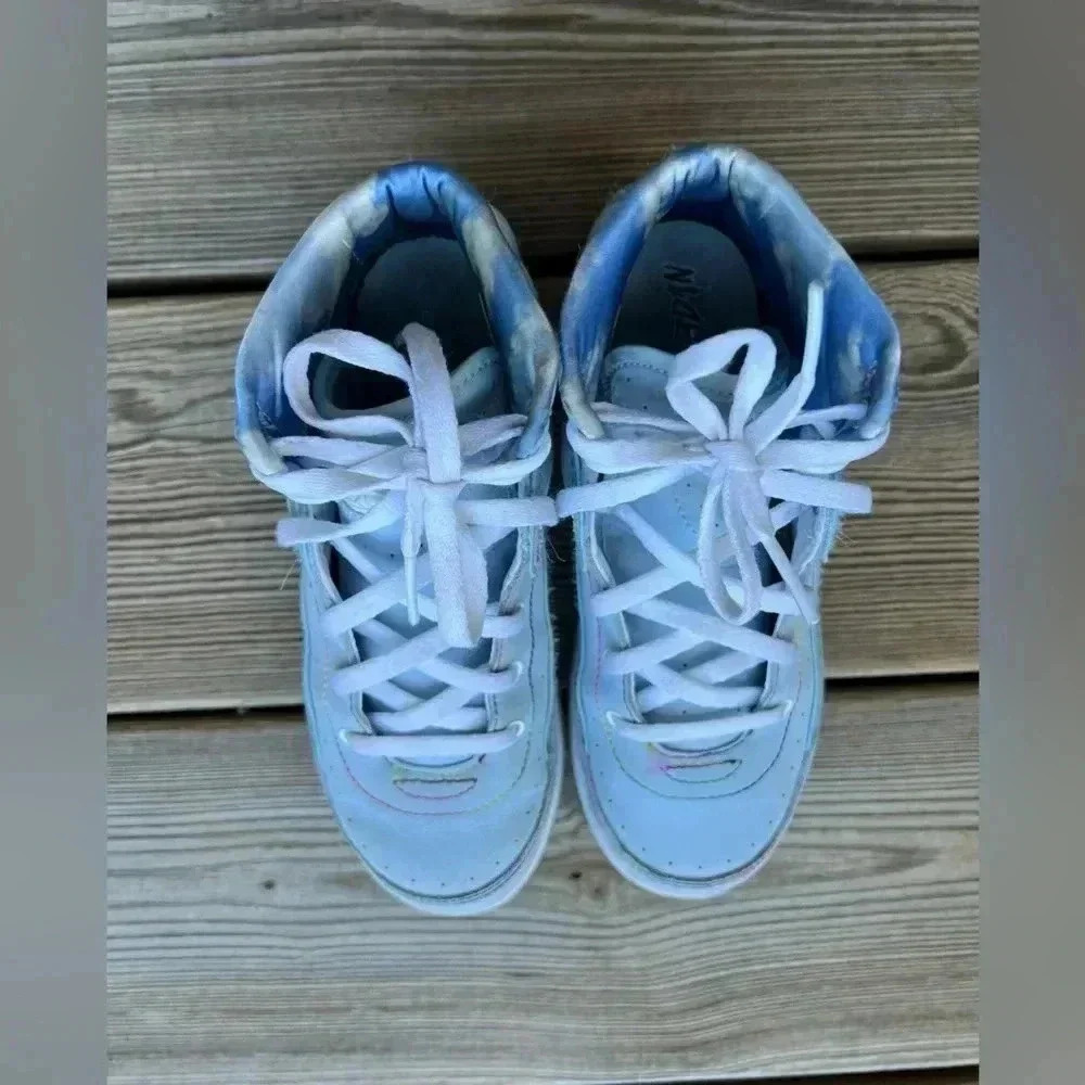 Jordan 2 J Balvin Toddler DQ7692-419 Jordan Retro SP Celestine Blue Glow Sz 13C - Picture 4 of 9